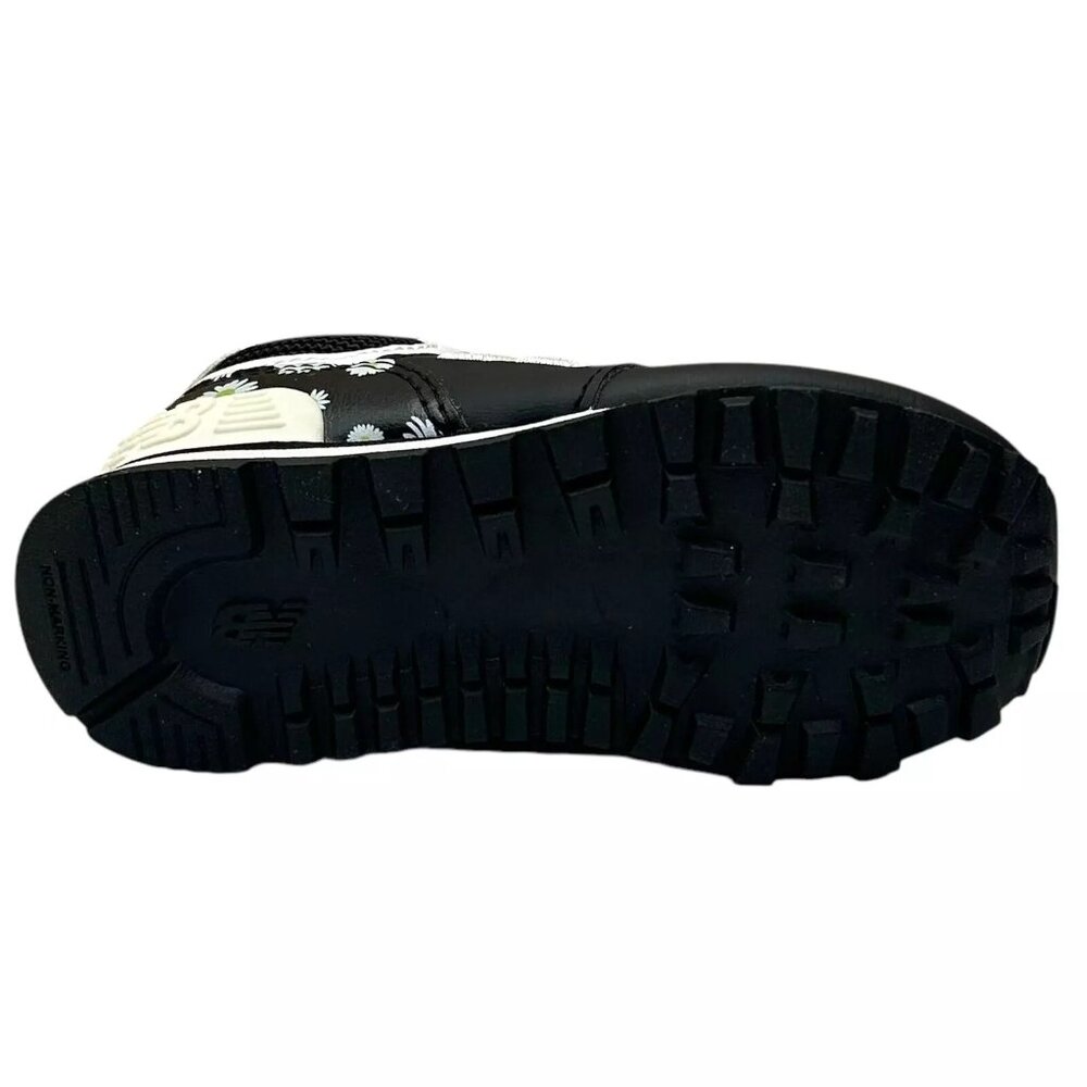 New Balance Toddler Girl's Slip-on Sneakers Size 7 Black/White Flower Print - Picture 12 of 12